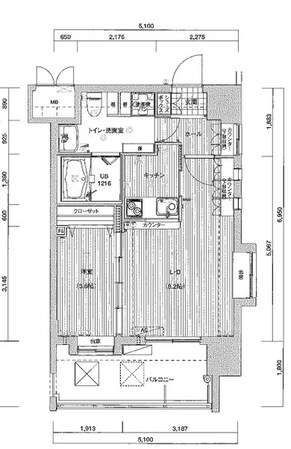 サヴォイブロードストリートの物件間取画像